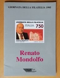 AA.VV. - RENATO MONDOLFO - ed.Poste Italiane 1995 - condizioni pari ...