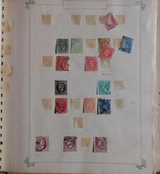 ROMANIA - Inizio di collezione in due album con valori nuovi e usati ...