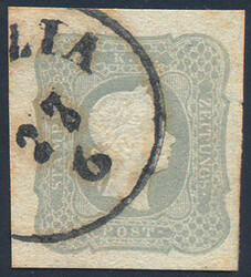 GIORNALI - 1861 effigie (s.1,05) grigio chiaro (10) usato, ottimi ...