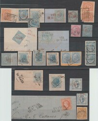 Piccola collezione “Via di Mare” interessanti annulli della ...