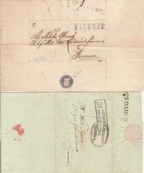 1817/1834 - Lotto di 32 prefilateliche, “archivio Canonici”. ...