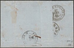 26/9/1863 - Piego di lettera da Casumaro per Verona con affrancatura ...