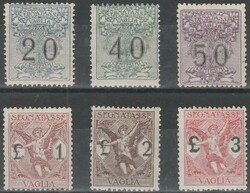 1924 - Soggetti allegorici, n. 1/6. Cert. Todisco. Cat. € 1125,00. ...