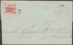 Lettera del 9.2.1860 da Mola di Bari per Francavilla, affrancata con ...