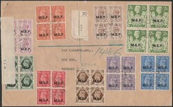 Raccomandata del 23.2.43 da Asmara per Nairobi (Kenya), affrancata ...