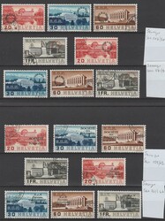 1938 - Servizio, n. 141/174, 34 valori. Cat. € 146,00. SPL