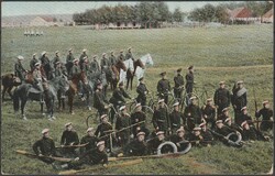 Cartolina viaggiata 1894 Compagnia russa in addestramento SPL