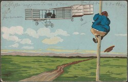 Cartolina Aeronautica, viaggiata record d’altitudine. SPL