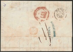 Antichi Stati - 1850/60 - Insieme di 6 lettere del periodo così ...