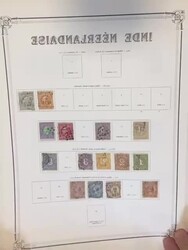 Indie Olandesi + Indonesia 1886/1965 - Collezione montata in un album ...