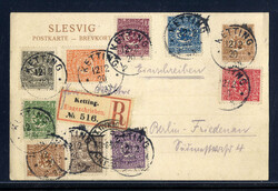 "KETTING",  guter K1 zehnmal klar auf Reco.-Karte 1920 nach ...