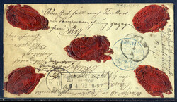 "BERLIN POST-EXP. 19 PANKOW",  R3 rks. sowie vds. K2  "ENTLASTET ...