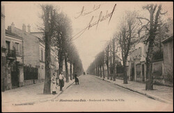 Montreuil sous Bois,  Boulevard de L ' Hotel de Ville 1904  I-II