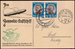 982562: Zeppelin, Zeppelinpost LZ 127, Schweizfahrten