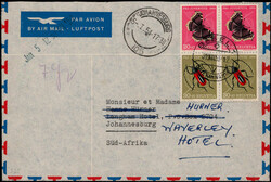 20+30 C. Insekten-Zusammendruck (2) als MEF. auf portogerechter Lupo ...