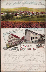 107050: Germany West, Zip Code W-70, 705 Waiblingen - Picture postcards