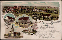 107100: Germany West, Zip Code W-70, 710 Heilbronn- Neckar - Picture postcards