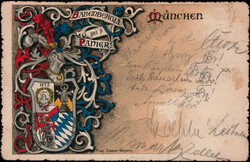 108000: Deutschland West, Plz Gebiet W-80, 800 München - Postkarten