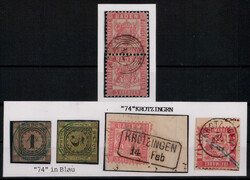 10: l'État souverain allemand de Bade - Cancellations and seals