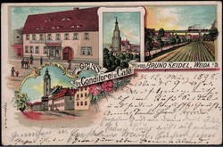 116500: Germany East, Zip Code O-65, 650 Gera - Picture postcards