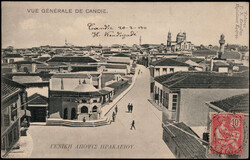 2615: French Post of Crete - Picture postcards