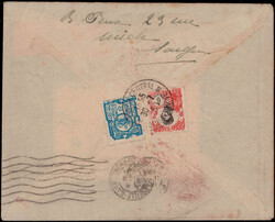 "CONTROLE RUION",  roter K1 klar auf Lupo.-Brief  "SAIGON" 1931 nach ...