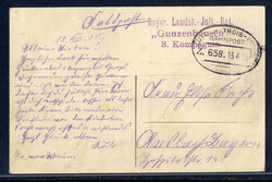 "LÜTTICH - TROIS - PONTS Z. 658",  Bahnpost-Ovalstempel klar nebst ...