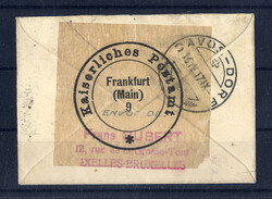 10 C. und 15 C. Germania auf Auslands-Damenbrief mit rks. ...