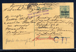 "KANN BEFÖRDERT WERDEN KOMMANDANTUR SOLTAU",  violetter L2 nebst ...