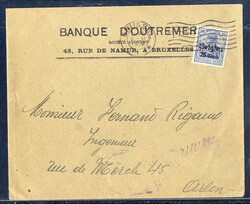 25 C. Germania mit Firmenlochung  "BO"  (Banque D ' Outremer" als EF. ...