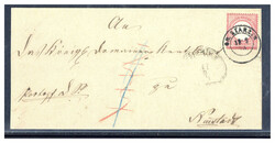 "GR. STARZIN",  guter NDP K2 klar auf unkpl. Faltbrief 1 Gr. gr. ...