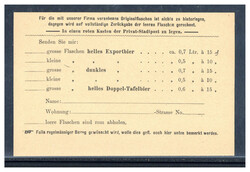 "STUTTGART",  2 Pf. Ziehharmonika-Karte rot der Esslinger ...