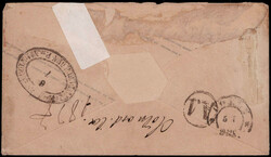 "OSNABRÜCK F",  roter Frankostempel klar auf 1 Gr. ...