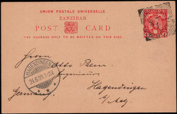 5600: Zanzibar - Postal stationery