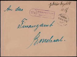 1325: French Occupation Baden - Cancellations and seals