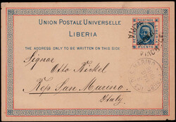 4165: Liberia - Postal stationery