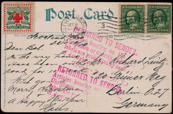 "RETURNED TO SENDER ARTICLES BEARING ON THE FACE CHRISTMAR OR CHARITY ...