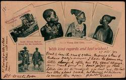 1 P. Viktoria-Auslands-Privat-GA "YOUNG ZULU GIRLS"und zwei Abb. von ...