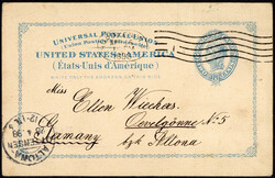 2 C. Privat-GA "KOLUMBUS LANDET IN AMERIKA" Hoboken 1898 nach ...