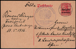 360: German Occupation World War I Belgium - Cancellations and seals