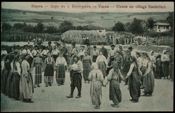 Varna,  Tanz in einheimischer Tracht um 1910 beschrieben  I-II