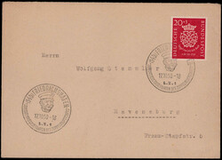 20+3 Pf. Bachsiegel als EF. auf portogerechtem Fernbrief mit ...