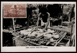 9 P. Koprabereitung 1952 auf s/w MaxikarteAutomatically generated ...