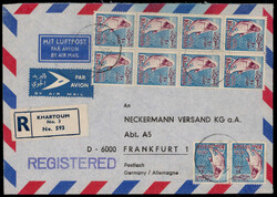 10 M. Freim. 1962/75 (10) als Massen-MEF. auf Reco.-Lupo ...