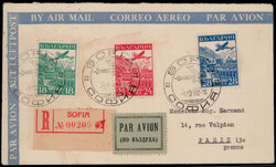 Internationale Luftpostausstellung 1932 kpl. auf Reco.-Lupo.-FDC ...