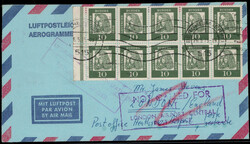 H.-Blatt 10 Pf. Dürer aus MH 7 als MEF. auf Lupo ...