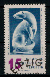 15 Pf. Porzellanmanufaktur Meißen mit Plattenfehler I sauber ...