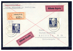 80 Pf. Köpfe II mit Lacküberzug nebst weiterem 80 Pf. Wert auf ...