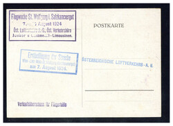 "ST. WOLFGANG - FLUGWOCHE 1924",  sign. H.W. , rks. verschiedene ...