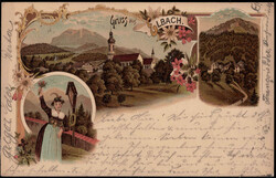 Elbach W-8165, "Gruss aus" - Litho 1899 I-IIAutomatically generated ...